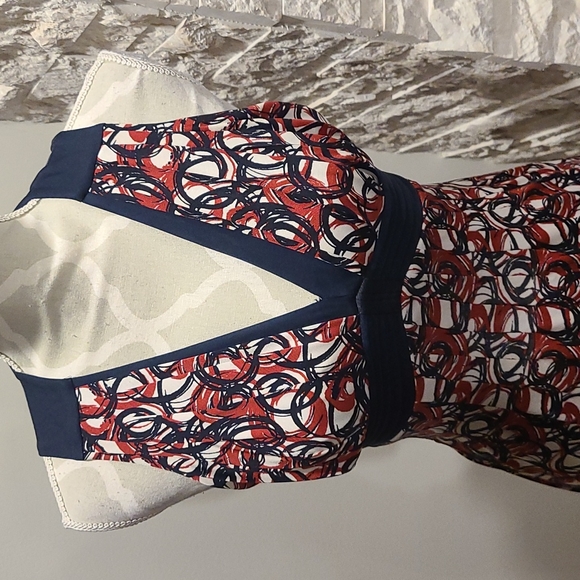 Badgley Mischka Vintage Silk Dress - Size XS -Sleeveless, V-Neck - Picture 3 of 9